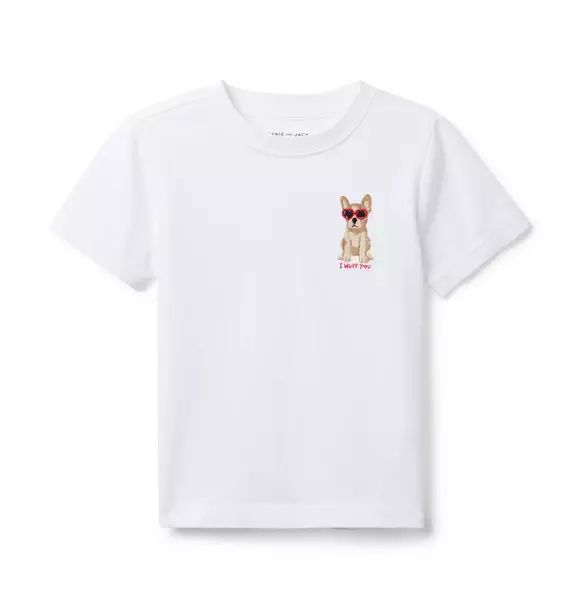 Embroidered French Bulldog Tee | Janie and Jack
