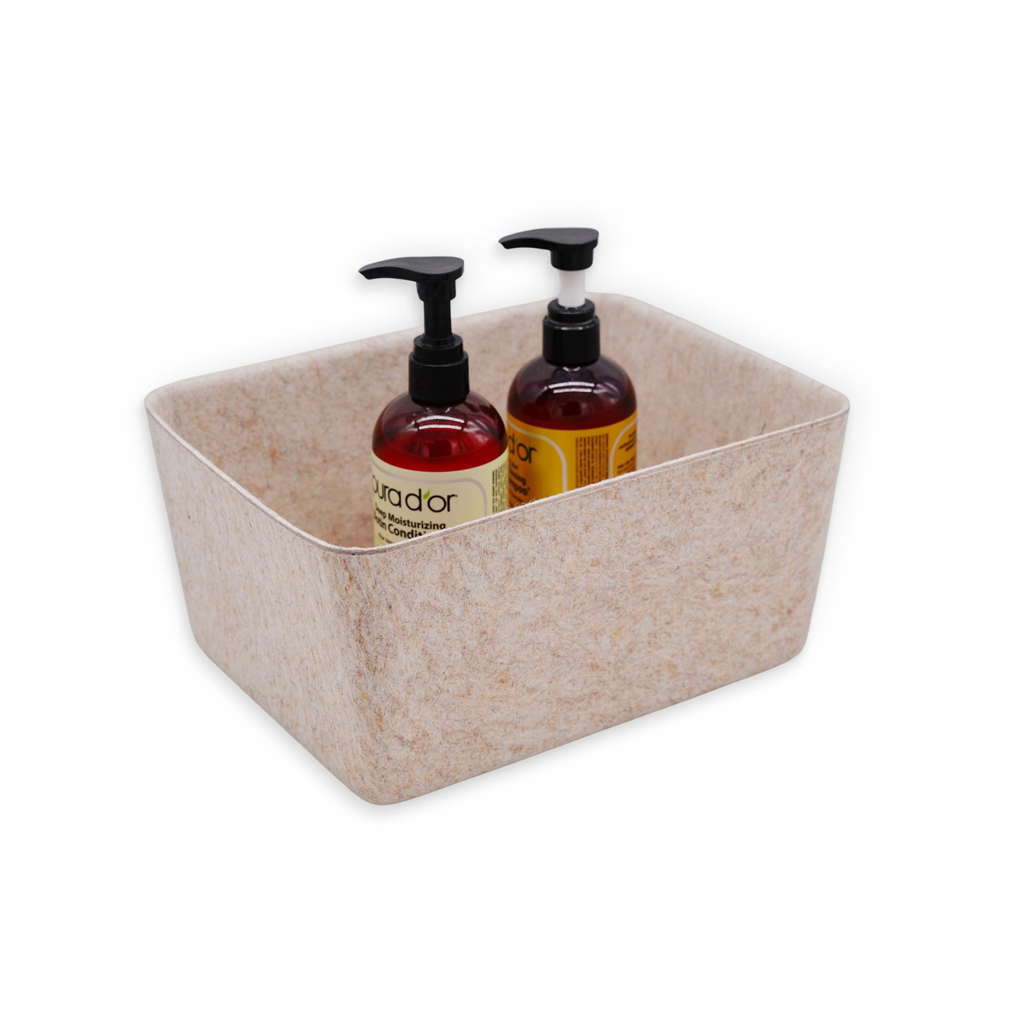 Welaxy Felt Storage Bins Drawer Organizer box for junk stuff stationery makeup jewelry underwear ... | Amazon (US)