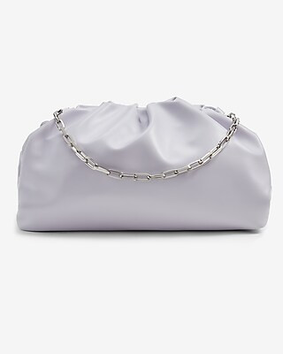 Faux Leather Cloud Bag | Express