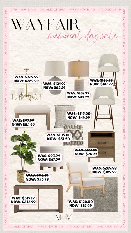 Check out Wayfair's Memorial Day sale! You can get affordable home decor and patio finds with budget-friendly styles. Sale ends on May 28th, so make sure you don't miss it!

Home Decor
Memorial Day
Patio Finds
Wayfair
Moreewithmo

#LTKSaleAlert #LTKHome #LTKSeasonal