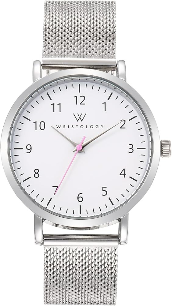 Wristology 2 Sizes Easy Change Band Numbers Watch Metal Mesh Band - Interchangeable Stainless Ste... | Amazon (US)