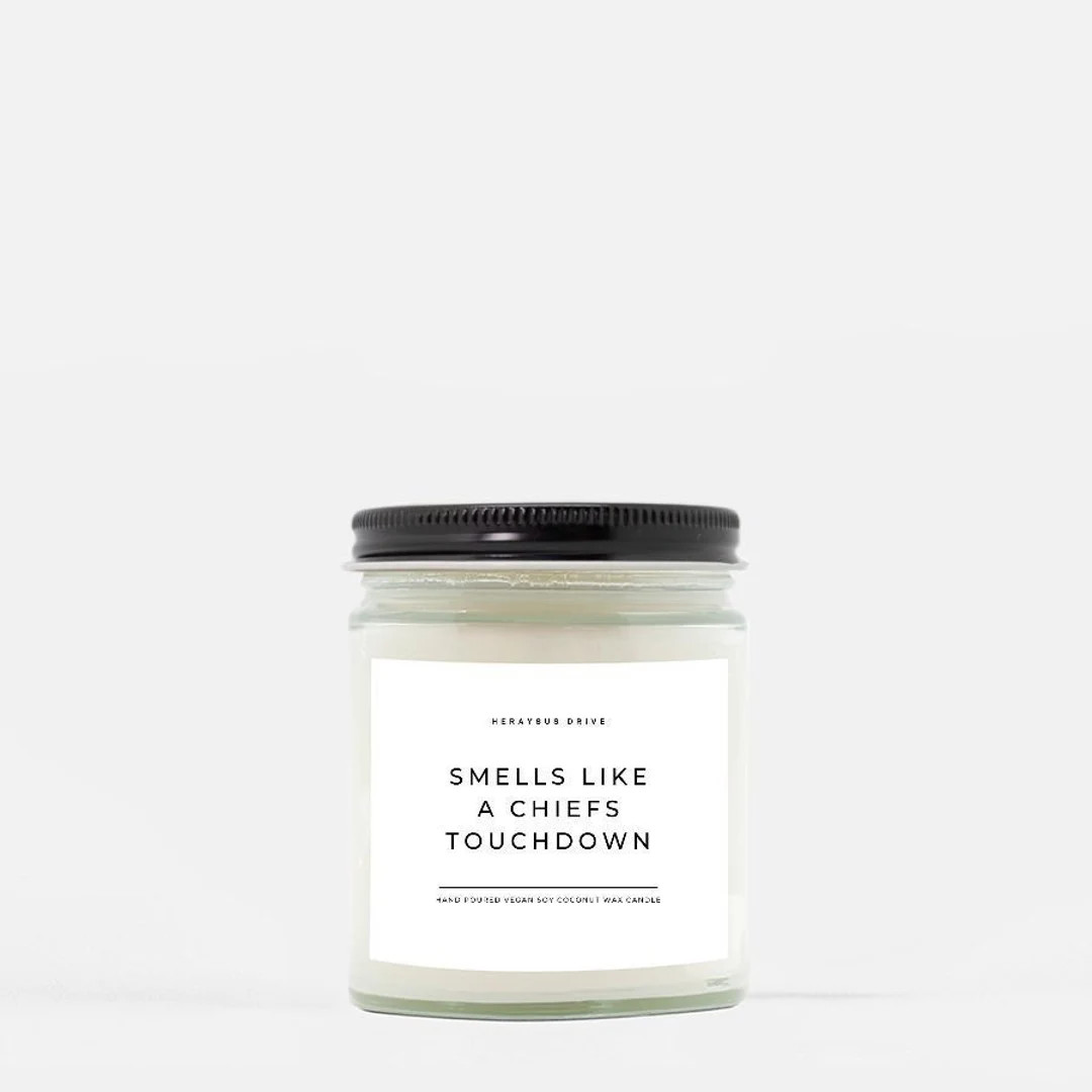Smells Like A Chiefs Touchdown Candle  Hand Poured 9 Oz.  - Etsy | Etsy (US)