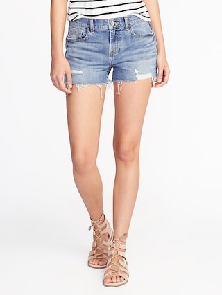 Denim Cutoffs for Women (3") | Old Navy US