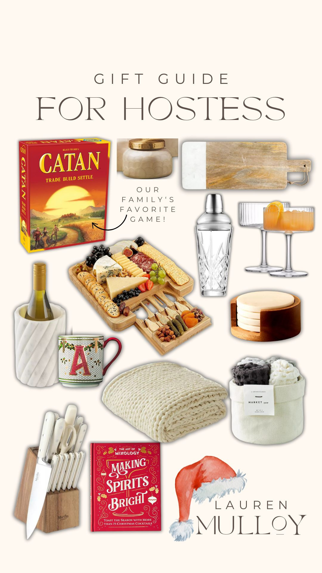 Gift Guide: for the hostess🎄🎅🏼 use code: LAURENM30 to save 30% on anthro between 11/21-11/24. 

gift guide, gift ideas, gift guide for sister, gift guide for friends, white elephant gift ideas, affordable gift ideas, gift guide hostess gifts, sale, sale alert, sale finds, gifts on sale, marble wine chiller, blanket, knife set, charcuterie board, serving board, Lauren Mulloy 

 #LTKCyberWeek #LTKGiftGuide #LTKHoliday