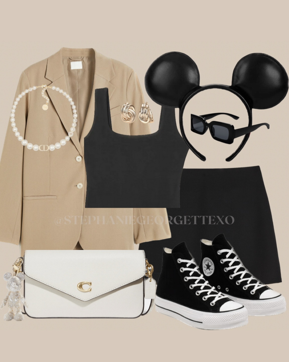 Disney outfit, disney outfits, casual Disney style, casual style, casual outfit, outfit inspo, blazer style, converse style, Disneyland outfit 

#LTKFind #LTKunder50 #LTKunder100