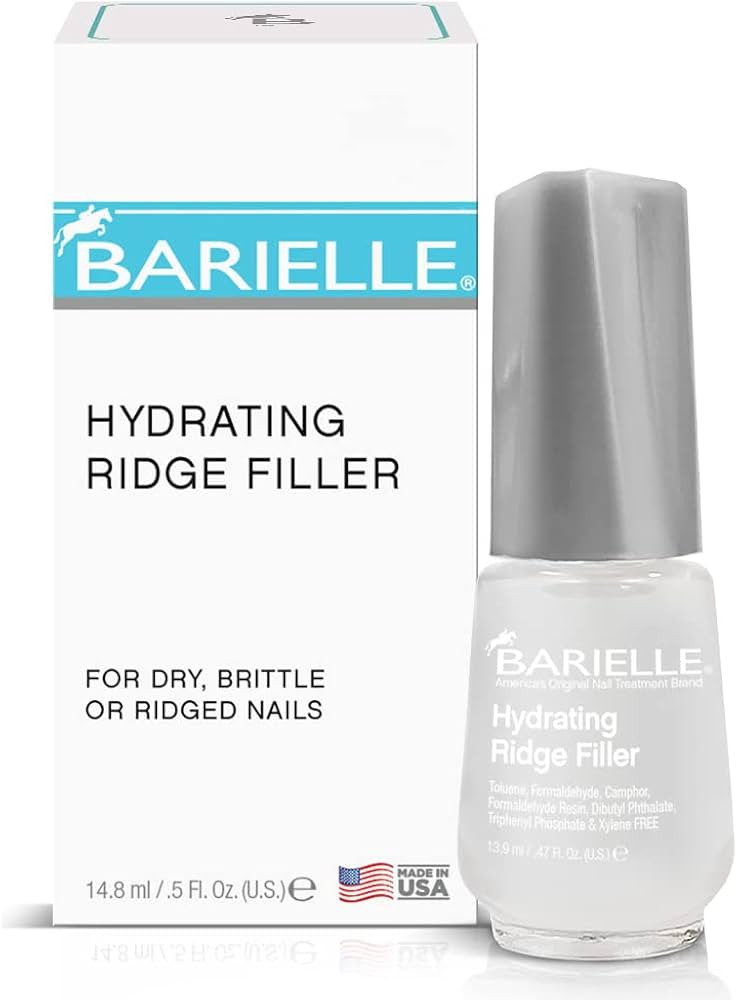 Barielle Hydrating Ridge Filler, Fill and Smooth Unsightly Nail Ridges, For Dry, Brittle or Ridge... | Amazon (US)
