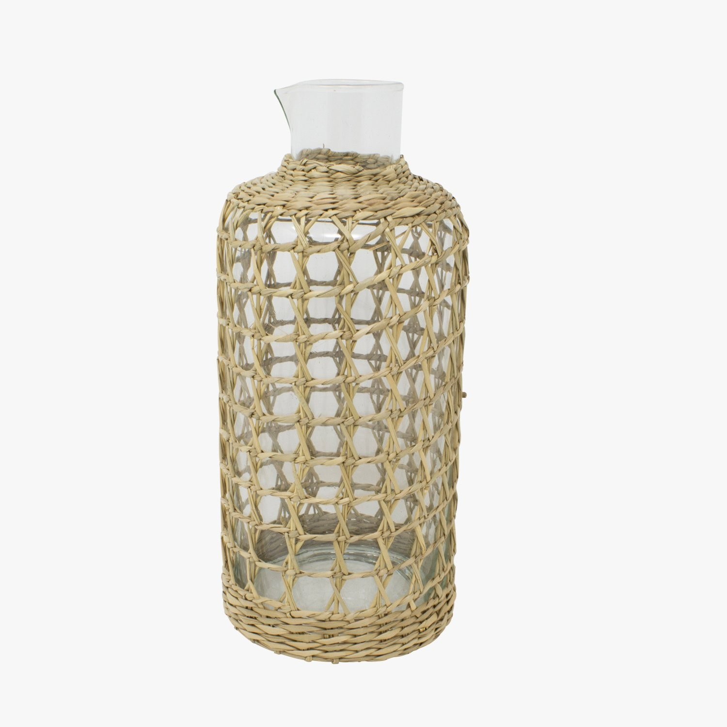 Indochine Caged Seagrass Carafe | Dear Keaton