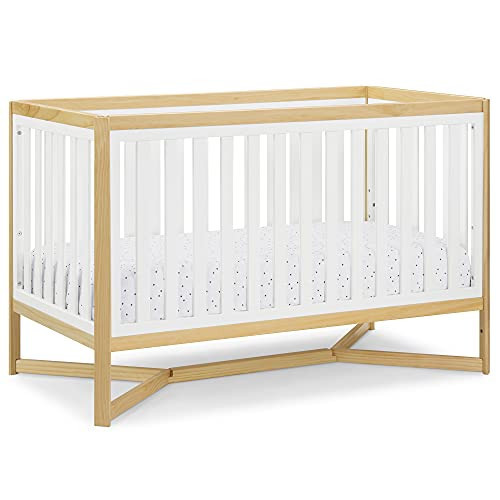 Delta Children Tribeca 4-in-1 Baby Convertible Crib, Bianca White/Natural | Amazon (US)