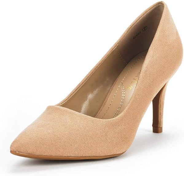 DREAM PAIRS Women's Classic Fashion Pointed Toe High Heel Dress Pumps Shoes | Amazon (US)