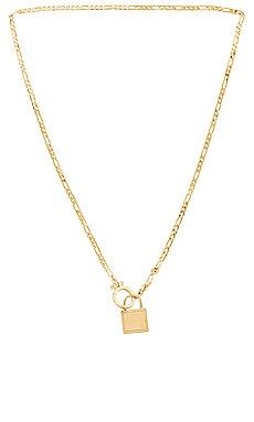gorjana Charlie Clasp Necklace in Gold from Revolve.com | Revolve Clothing (Global)