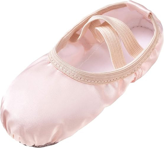 Stelle Ballet Shoes for Girls Satin/Ribbons Ballet Slippers Dance Shoes(Toddler/Little/Big Kids) | Amazon (US)