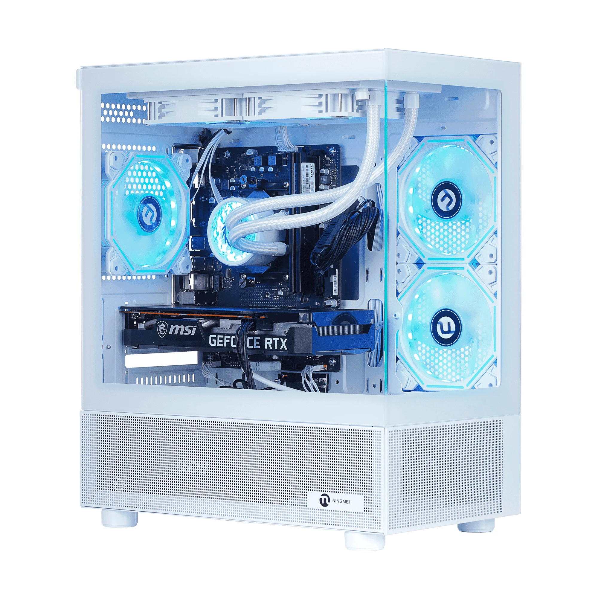 Ningmei Lumishore Gaming PC AMD Ryzen 7 5700X NVIDIA RTX 5060 32GB RAM 1TB SSD Wifi PC Gaming | Walmart (US)