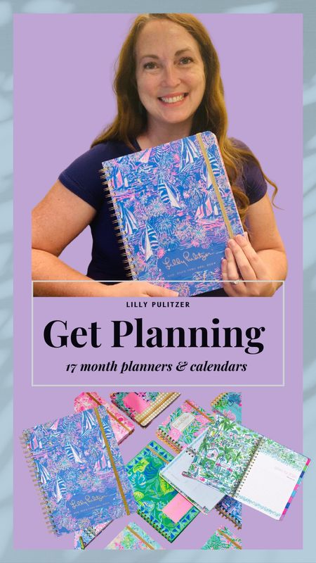 Beautiful #lillypulitzer planners in Large and Jumbo size. These are my go to every year- planners are 17 months 

#LTKunder50 #LTKBacktoSchool