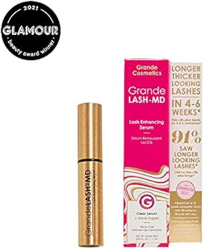 Grande Cosmetics GrandeLASH-MD Lash Enhancing Serum, Promotes Appearance of Longer, Thicker Eyela... | Amazon (US)