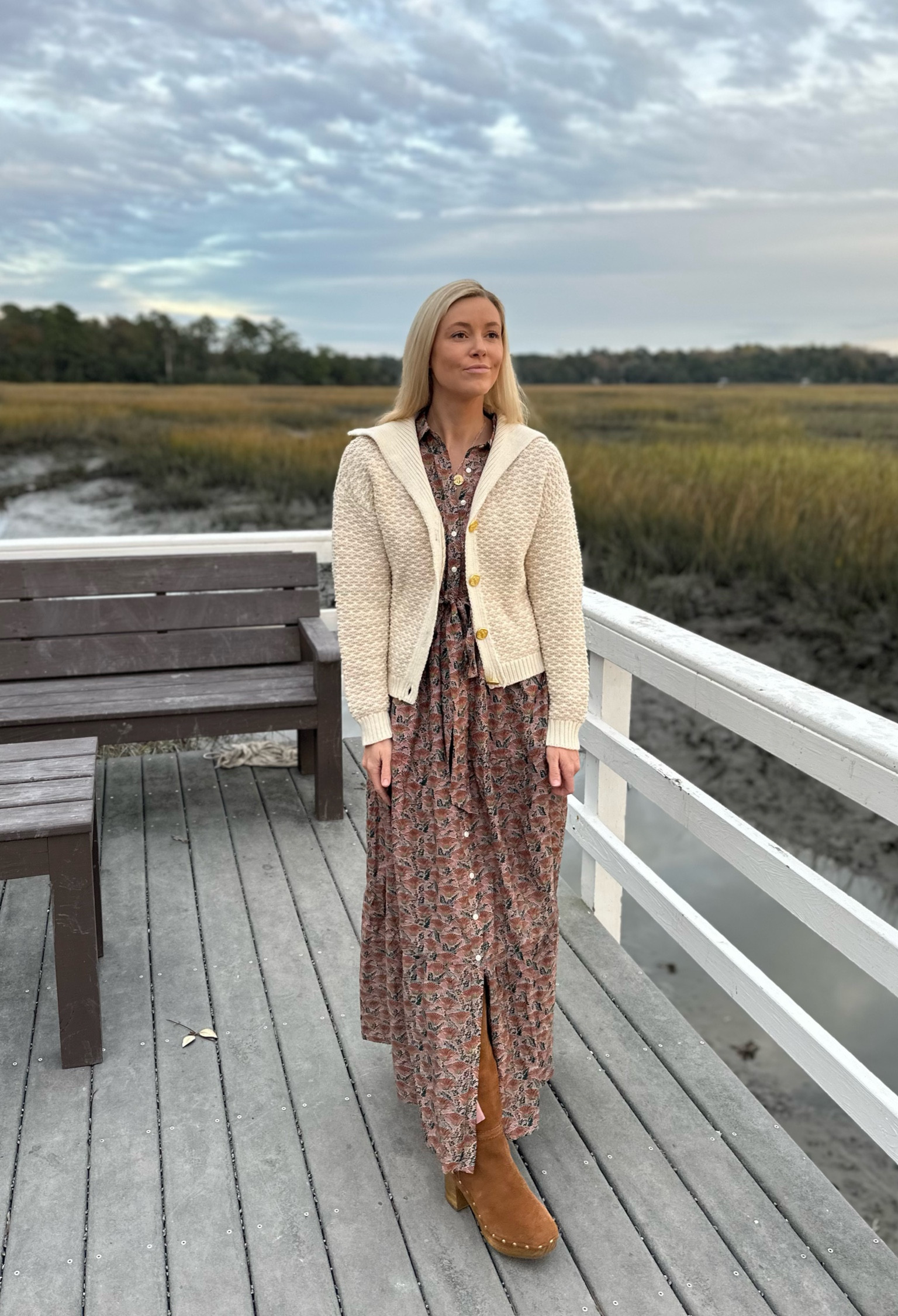 This Trovata dress and cardigan are pieces I’m living in! Both are so well made and some of my current staples as we head into winter and can easily transition to spring as well! 
#ltkwinter #ltkfinds #ltkseasonal #ltkstyletip #ad #trovata #ltkspring