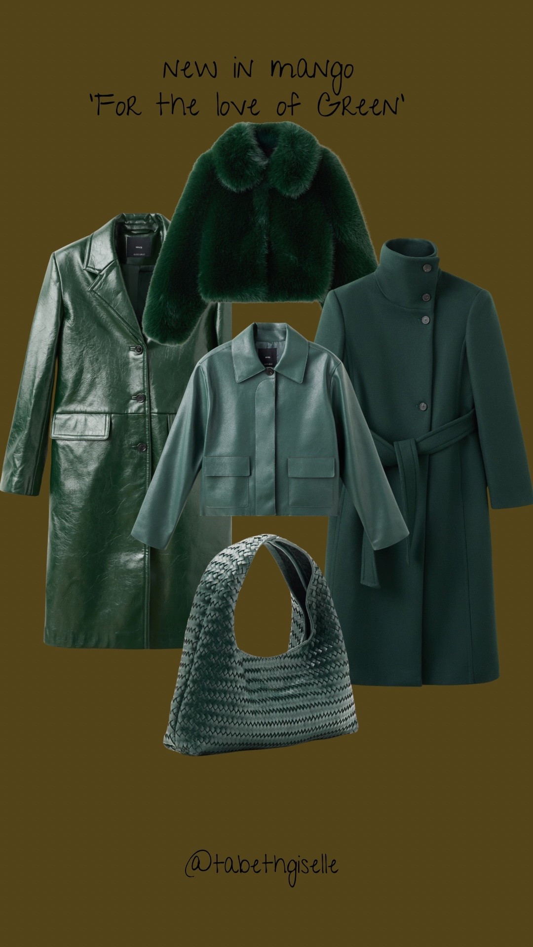 New in Mango : for the love of Green 

#LTKwinter #LTKuk #LTKautumn