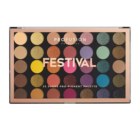 Profusion Cosmetics 35 Shade Eyeshadow Palette - Festival | Walmart (US)