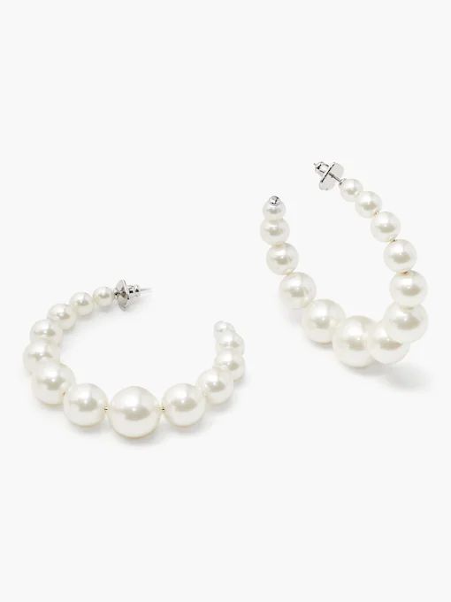Pearls Please Hoops | Kate Spade (US)