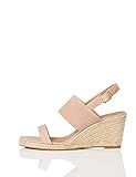 Amazon Brand - find. Women's Leather Wedge Heel Espadrille Shoes Pink), US 6 | Amazon (US)