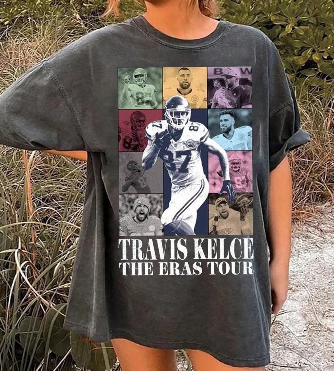 Vintage Travis Kelce the Eras Tour Shirt,football Shirt,american Football Shirt,american Football... | Etsy (US)