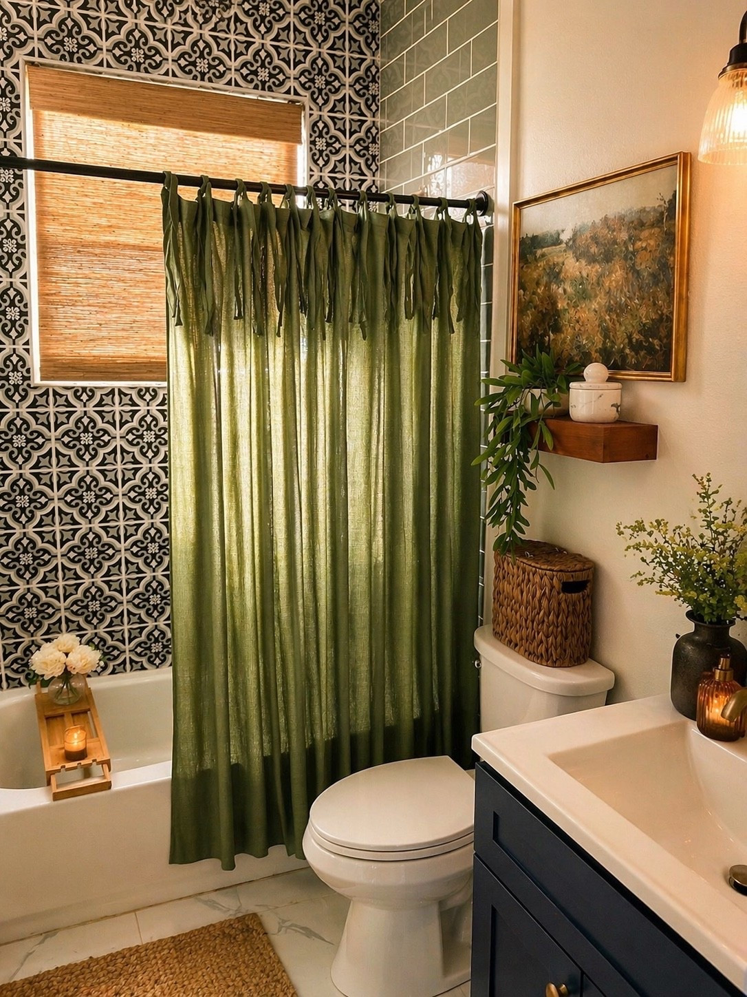 Guest Bathroom Decor🤍

#LTKHome #LTKSeasonal #LTKSaleAlert