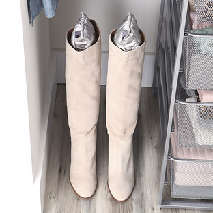 Quilted Boot Shapers Platinum Set of 2 | The Container Store