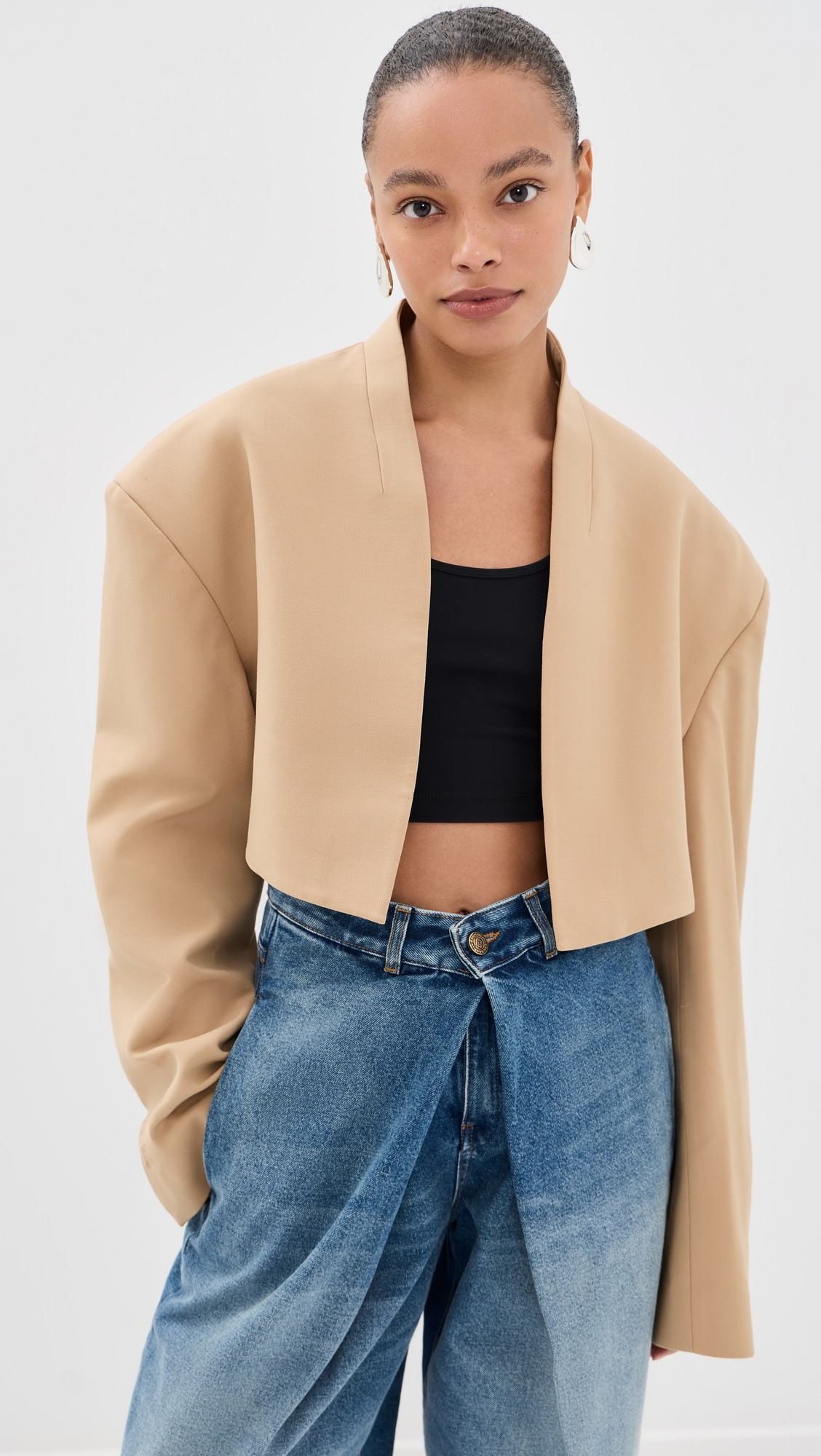 Cropped Tuxedo Jacket | Shopbop