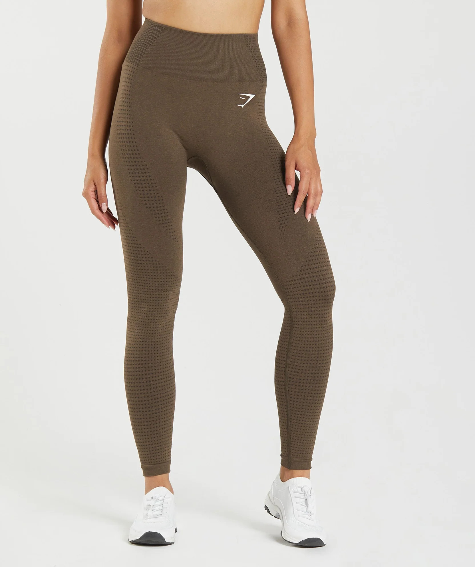 Gymshark Vital Seamless 2.0 Leggings - Espresso Marl | Gymshark US