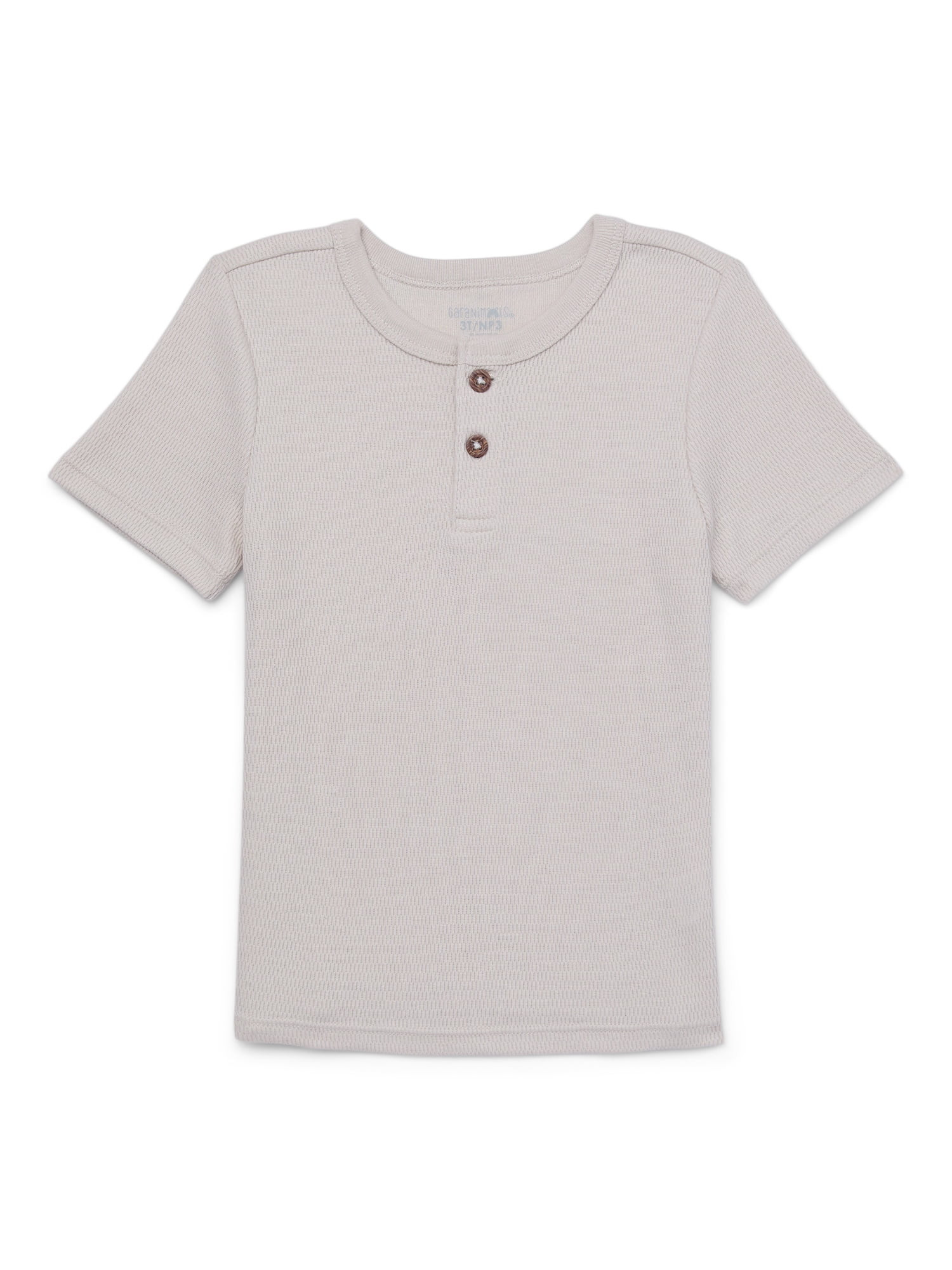 Garanimals Toddler Boy Short Sleeve Mesh Henley T-Shirt, Sizes 18M-5T | Walmart (US)