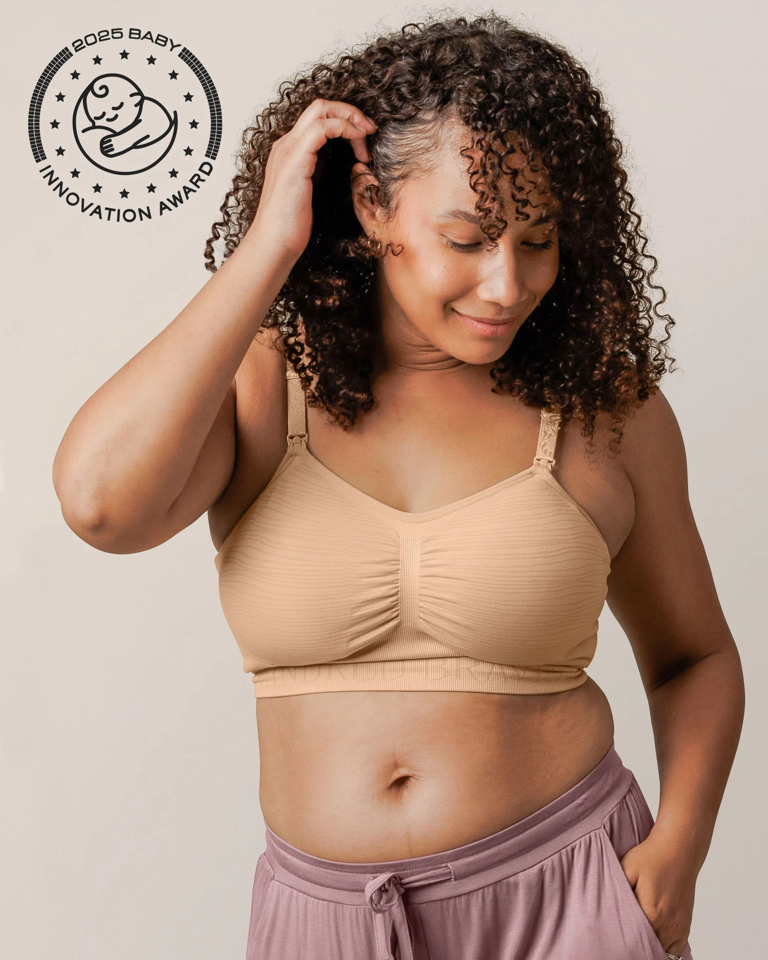 Sublime® Hands-Free Pumping & Nursing Bra | Beige – Kindred Bravely | Kindred Bravely