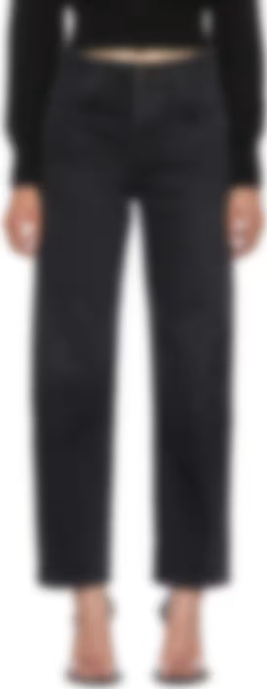 Black Mid-Rise Skater Jeans | SSENSE