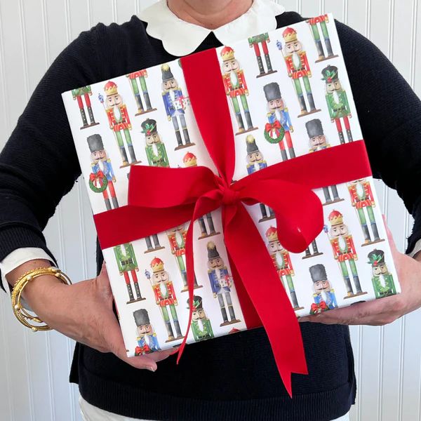 Nutcrackers Gift Wrap Sheets | WH Hostess Social Stationery