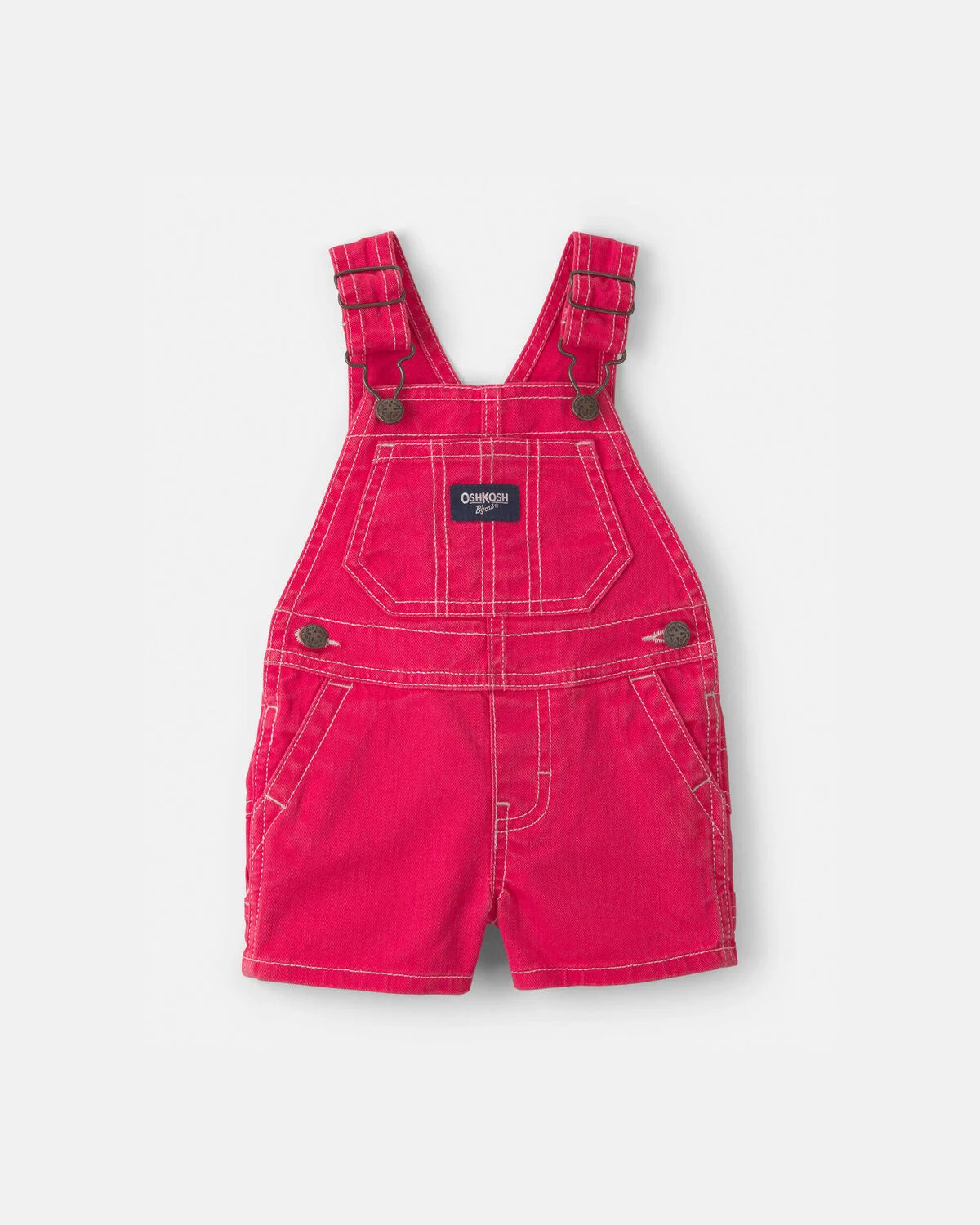 Baby Twill Shortall - Red - OshKosh B'gosh | Carter's | Carter's Inc