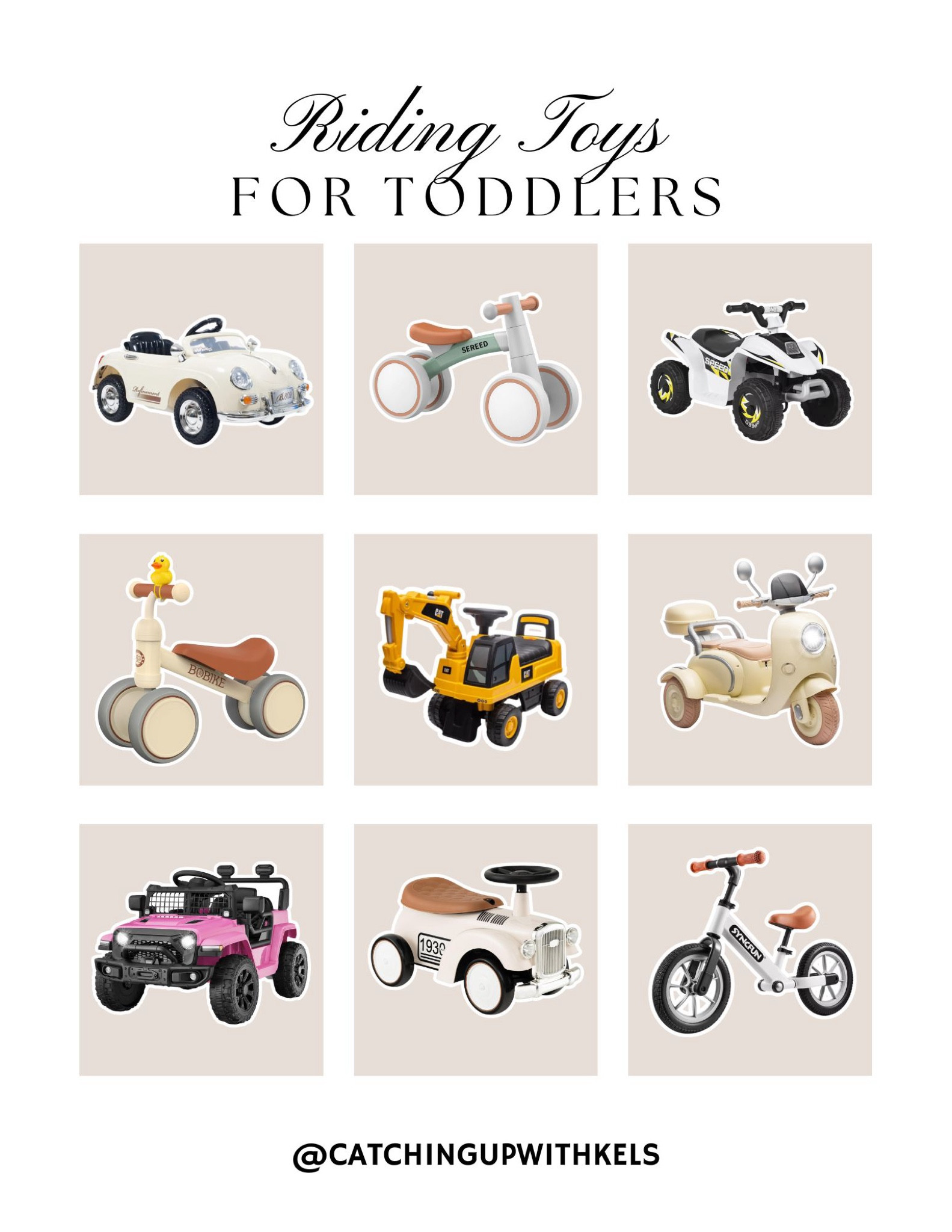 Zooming into fun! 🚗 Perfect for keeping little ones entertained indoors and outdoors, these riding toys are as adorable as they are functional. From vintage cars to mini bikes, there's something for every toddler's style. 🏍️ Shop now for the cutest ride-on toys! #ToddlerToys 

#LTKKids #LTKBaby