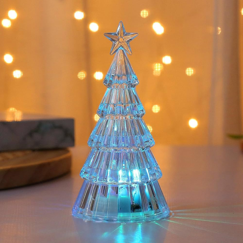 Árbol de Navidad LED de mesa, árbol de Navidad luminoso, árbol de Navidad brillante, luz noctu... | Amazon (US)