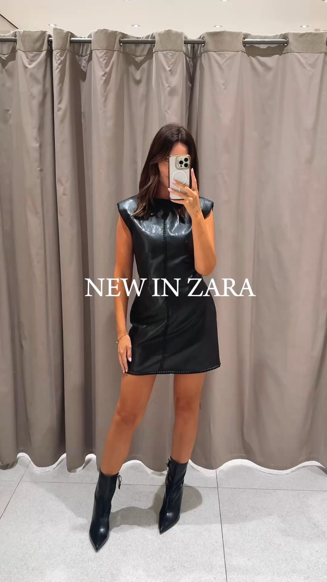 Zara Codes 👇

1. Black leather dress 3046/260/800
2. Brown kimono jacket 8883/993/670 and jeans 7223/242/712
3. Blue co ord trousers 8970/561/400 and 8969/561/400
4. Feather jacket 8372/290/712
5. Satin blazer and trousers 8408/676/806 and 8356/676/806
6. Burgundy dress 9106/331/660

