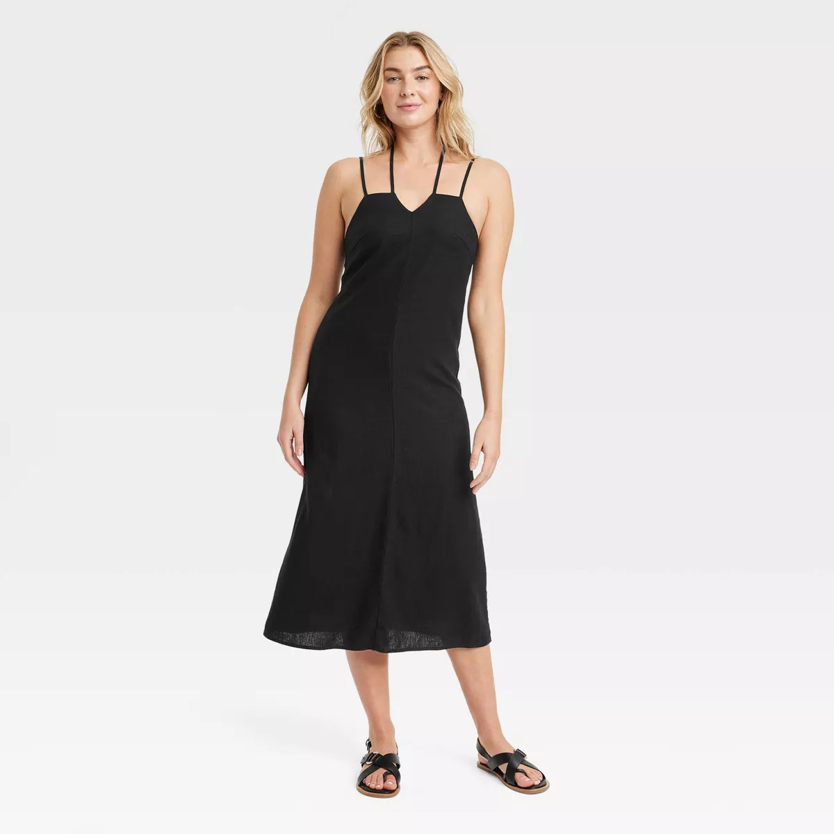 Women's Linen Midi Sundress - Universal Thread™ | Target