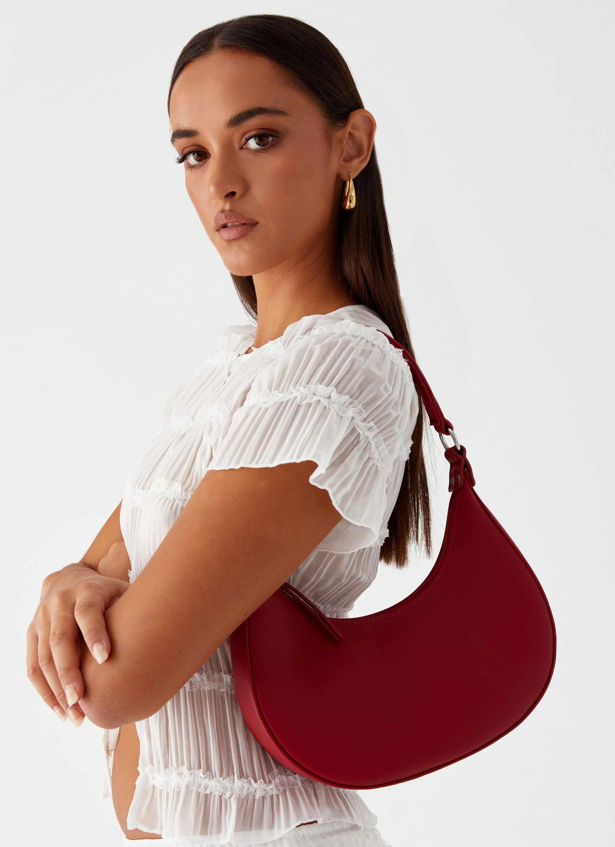 Posey Shoulder Bag - Red | Peppermayo (Global)