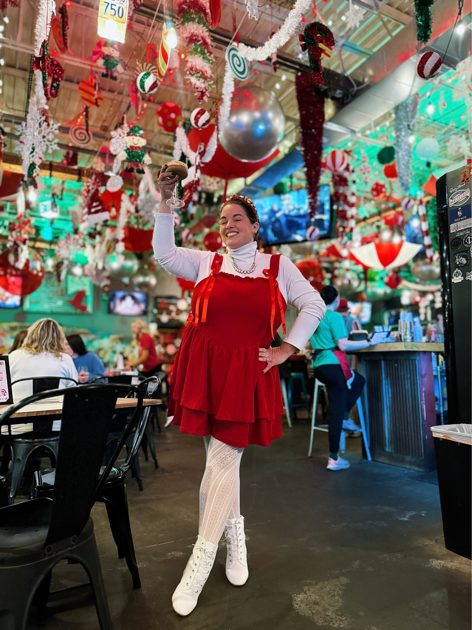 My version of Mrs. Claus 

#LTKSeasonal #LTKPlusSize #LTKHoliday