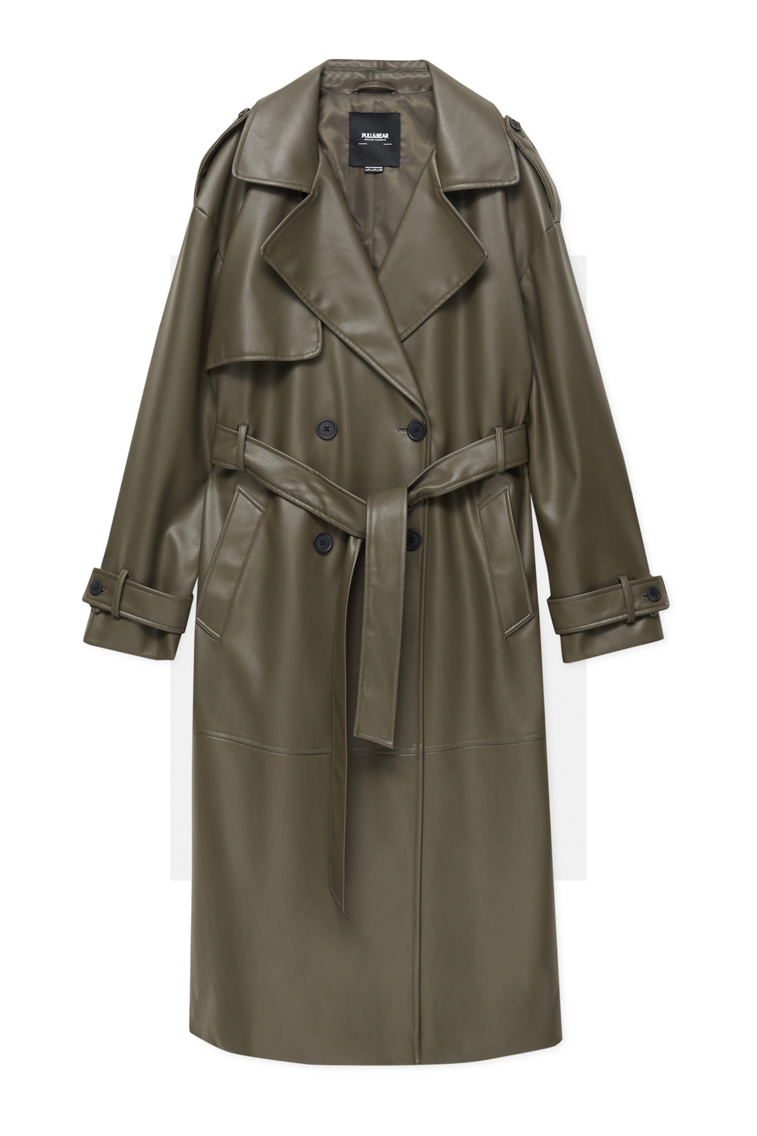 Trenchcoat aus Kunstleder | PULL and BEAR DE
