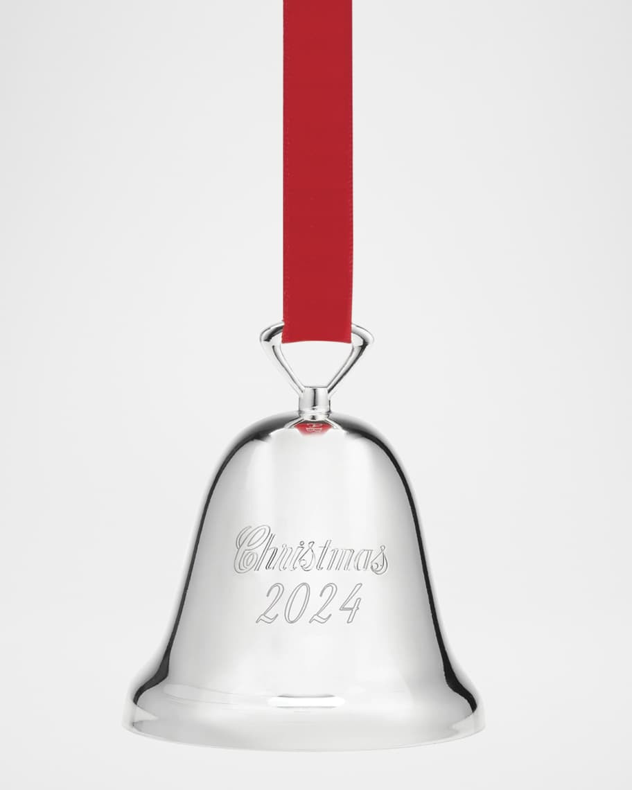2024 Annual Silver-Plated Christmas Bell | Neiman Marcus