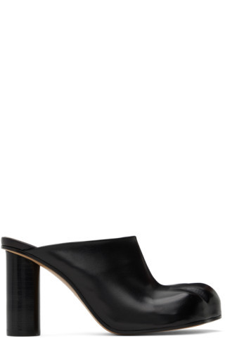 JW Anderson - Black Paw Leather Mules | SSENSE