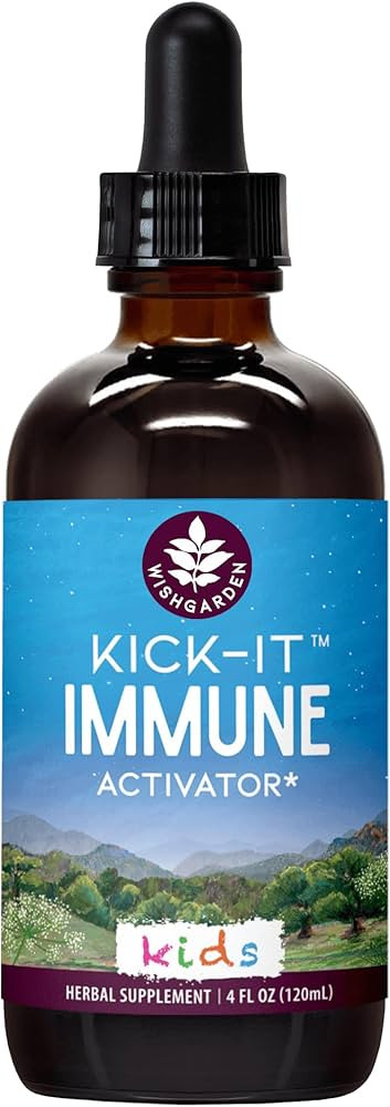 WishGarden Herbs Kick-It Immune for Kids - Immune Support Supplement for Kids, Herbal Immune Defe... | Amazon (US)