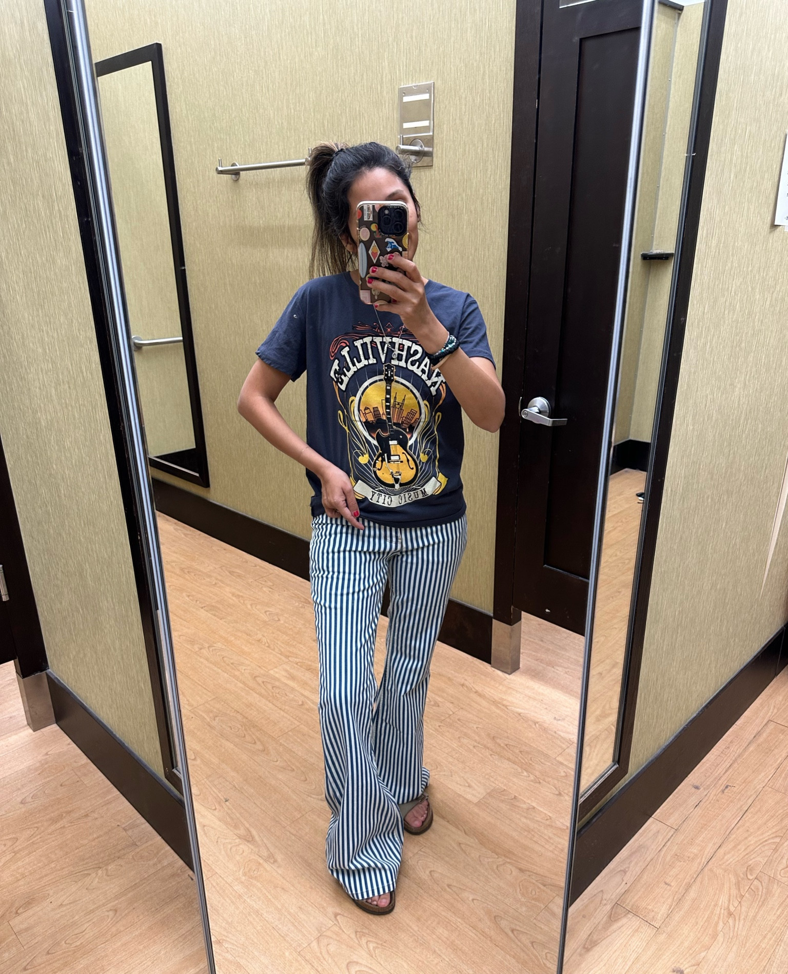 These flare jeans are fun fun fun! 

#LTKstyletip #LTKfindsunder50 #LTKFestival