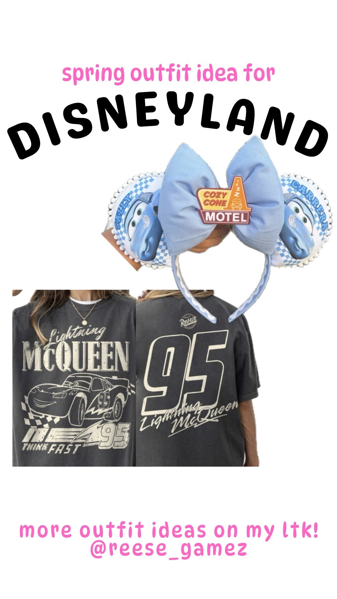 disney outfit, disneyland outfit, disney outfits, disneyland outfits, lightning mcqueen outfit, cars outfit, mickey ears, minnie ears

#LTKTravel #LTKSeasonal #LTKootd
