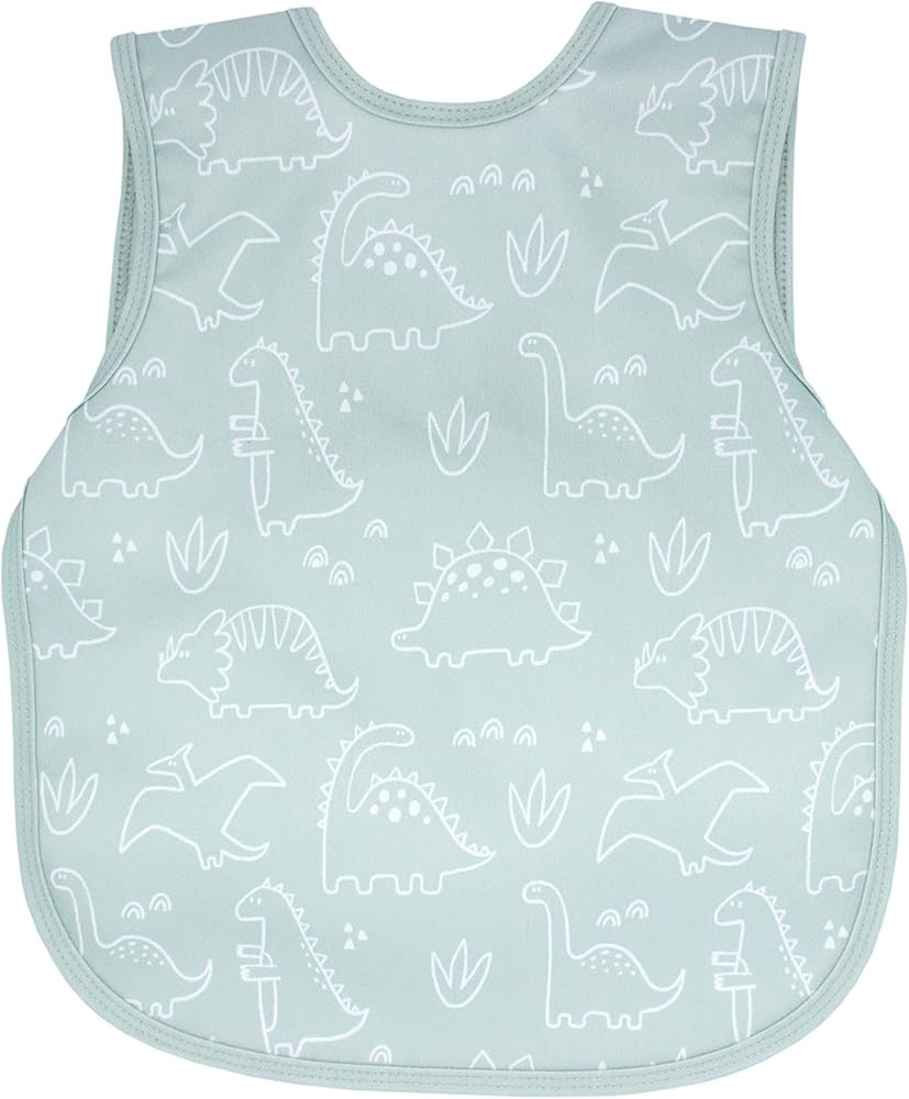 BapronBaby Animal Prints Bapron - No Neck Tie Safer Bib - Baby & Toddler - Soft Waterproof - PVC,... | Amazon (US)