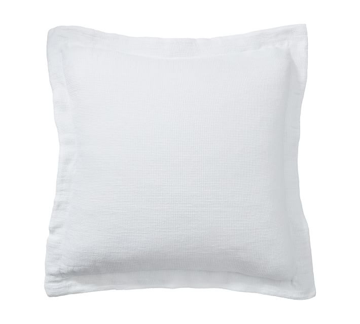 Belgian Flax Linen Waffle Sham | Pottery Barn (US)