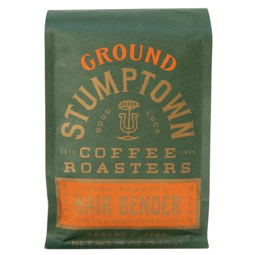 Stumptown Coffee Roasters, Medium Roast Ground Coffee - Hair Bender 12 Ounce Bag, Flavor Notes of Citrus and Dark Chocolate | Amazon (US)