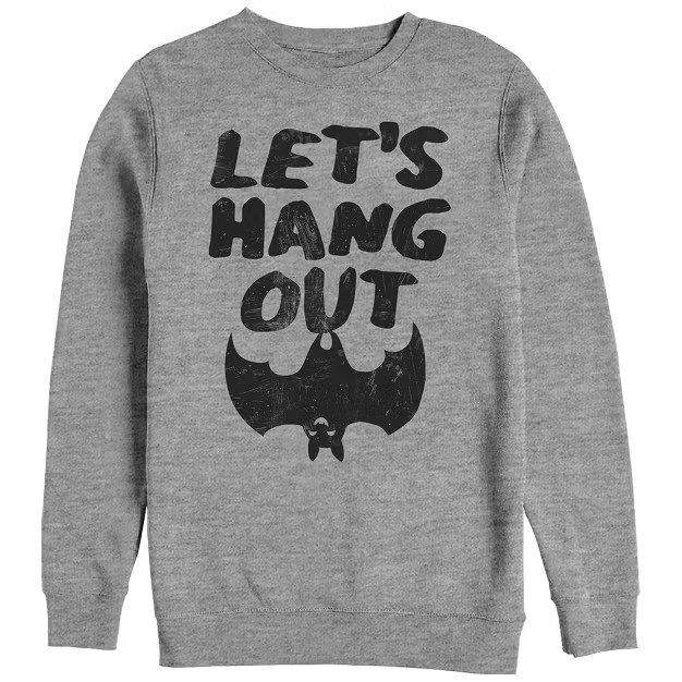 Women's CHIN UP Halloween Bat Hang Out Sweatshirt | Target