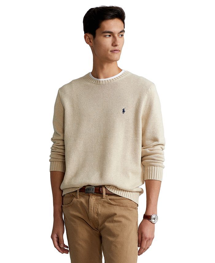 Polo Ralph Lauren Men's Cotton Crewneck Sweater & Reviews - Sweaters - Men - Macy's | Macys (US)